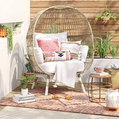 5'x7' Tapestry Rectangular Woven Outdoor Area Rug Red/Pink - Opalhouse™ 1 5'x7' Tapestry Rectangular Woven Outdoor Area Rug Red/Pink - Opalhouse™