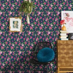 Marker Floral Coordinate Peel & Stick Wallpaper - Opalhouse™: Removable, Self-Adhesive, Bohemian Botanical Decor -Opalhouse GUEST 88510ca5 879c 4299 a507 f3b9b00b9973