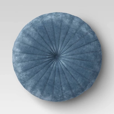 Quilted Velvet Round Throw Pillow - Opalhouse™ 5 Quilted Velvet Round Throw Pillow - Opalhouse™ - Image 5